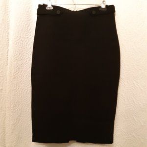 Pencil Black Skirt